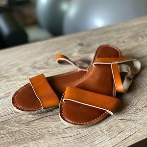 SO “leather” sandals size 8.5
